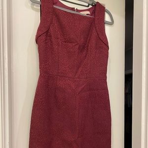 Banana Republic Maroon Work Dress
